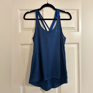 Under Armour Cross Back Women’s Tank Top Blue